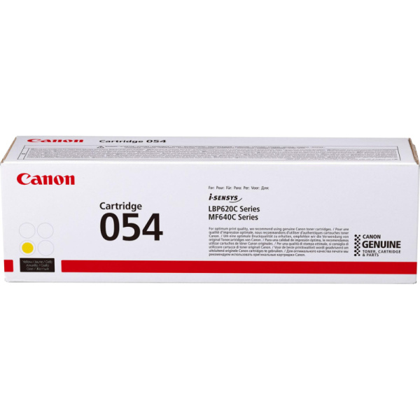 Картридж лазерный Canon 054 Y 3021C002 жел. для MF645Cx//LBP623Cdw