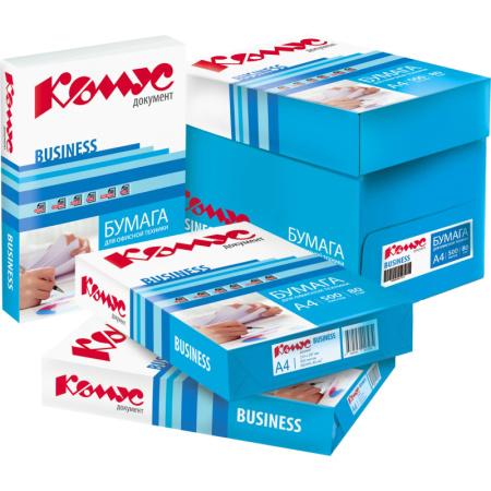 Бумага КОМУС ДОКУМЕНТ Business (А4, марка В, 80 г/кв.м, 500 л) НСК