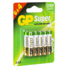 Батарейка GP Super AAA/LR03 24A6/4-2CR10/GP24AA216/4-2CRSBC10  10шт/уп(6+4)