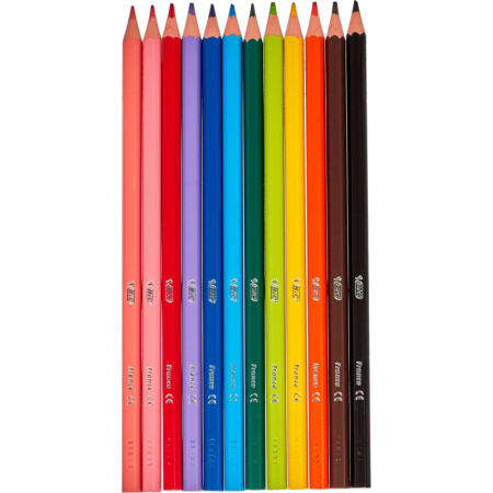 Карандаши цветные 12цв 6-гран Bic Tropicolors 832566