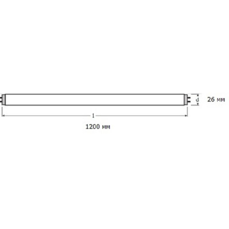 Лампа люминесцентная Osram Lumilux  L 36W/840 G13 4000К хол.бел. 25шт