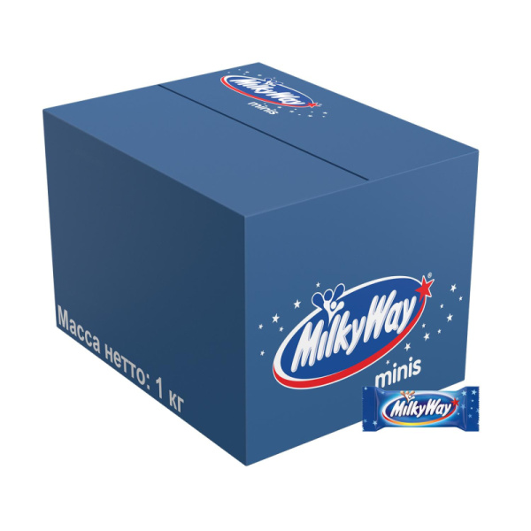 Шоколадный батончик Milky Way мини, 1кг