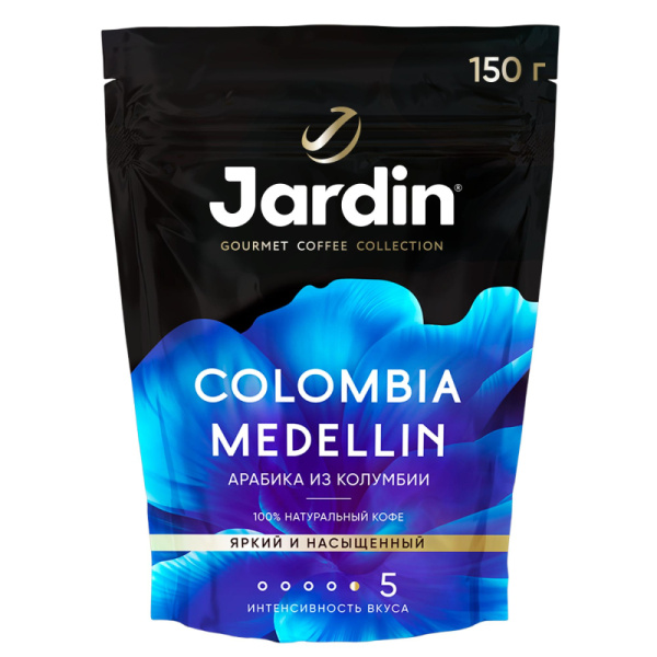Кофе Jardin Colombia Medellin раств . субл . 150 г пакет 1014-08