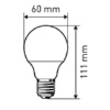 Лампа светодиодная ЭРА LED A60-15W-840-E27 R 15Вт Е27 4000К Б0046356