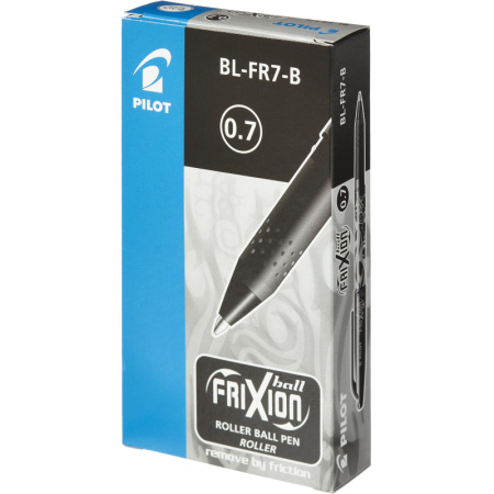 Ручка гелевая PILOT BL-FR7 Frixion резин.манжет черный 0,35мм Япония
