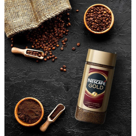 Кофе Nescafe Gold раств.субл.190г стекло
