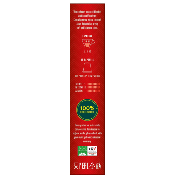 Кофе в капсулах Julius Meinl Эспрессо Крема BIO, 10 кап (94029)