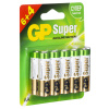 Батарейка GP Super AA/LR6 15A6/4-2CR10/GP15AA216/4-2CRSBC10  10шт/уп (6+4)