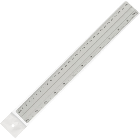 Линейка металлич. 30см Attache Line