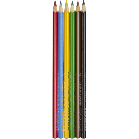 Карандаши цветные 6цв 3-гран Koh-I-Noor Triocolor 3131/6