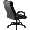 Кресло BN_Dp_EChair-648 TPU кожзам черный, пластик черный