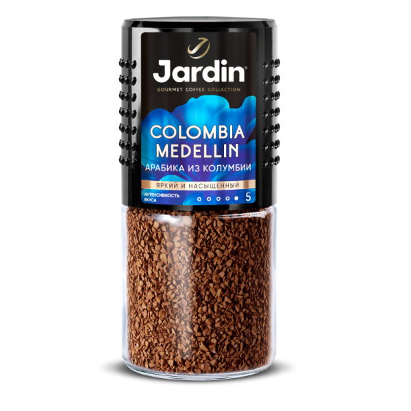 Кофе Jardin Colombia Medelin сублимированный ,95г стек.бан.