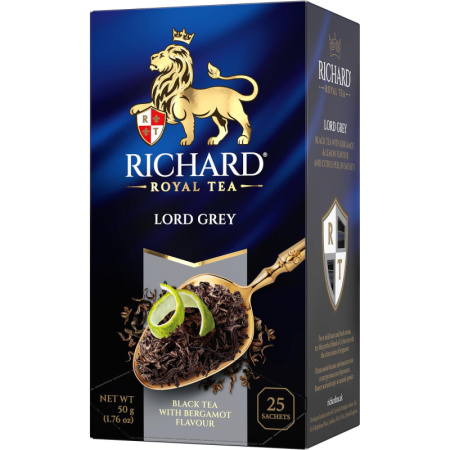 Чай Richard Lord Grey чёрн.аромат. 25x2 сашет