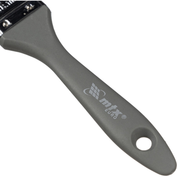 Кисть плоская Евро 1,5"/36 мм, натур. щетина, пласт.ручка MTX 83062