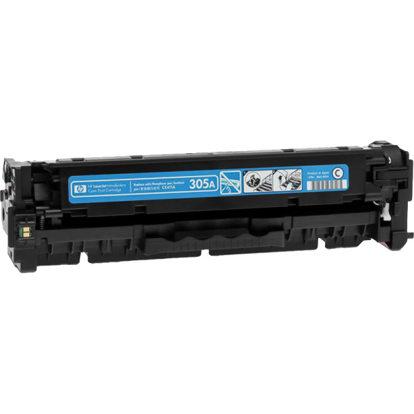 Картридж лазерный HP 305A CE411A гол. для CLJ M351/M451/M375
