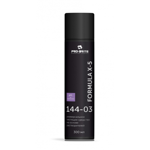 Профхим спец пятновыв-растворит слож.загрязн Pro-Brit/FORMULA X-5,0,3л_аэр