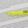 Маркер текстовыделитель желтый 1-3,9мм Attache