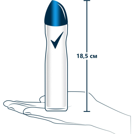 Дезодорант-антиперспирант Rexona аэрозоль Прозрачный кристалл 150 мл