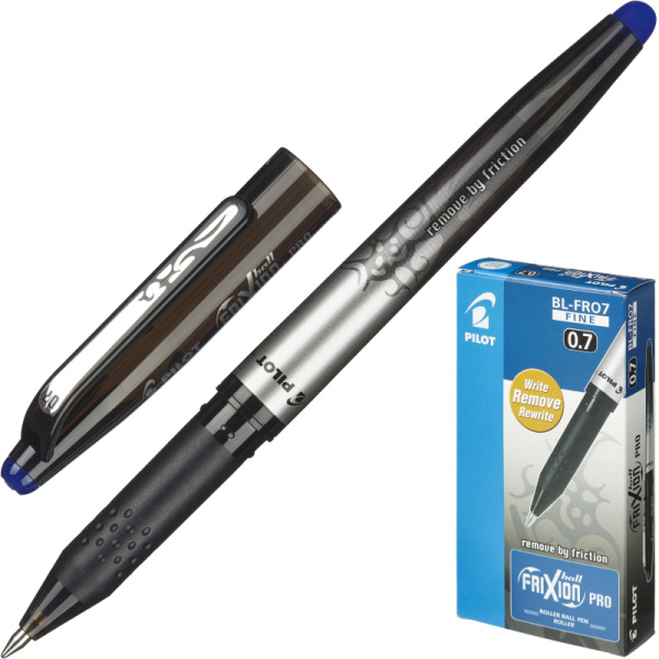 Ручка гелевая PILOT BL-FRO7 Frixion Pro резин.манжет. 0,35мм синий