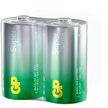 Батарейка GP Super экон.уп.D/LR20/13A алкалин.2шт/уп GP13AEBRA-252