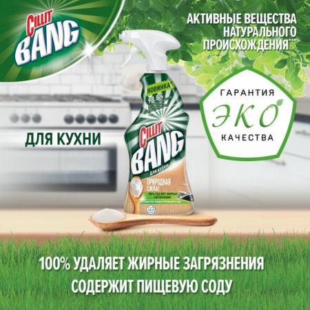 Чистящее средство для кухни CILLIT BANG с содой 450мл с курком