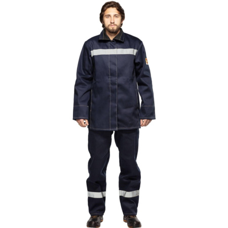Костюм сварщика усиленый 100% х/б 450 г/м2 (модель КСТ06) (р.44-46) 170-176