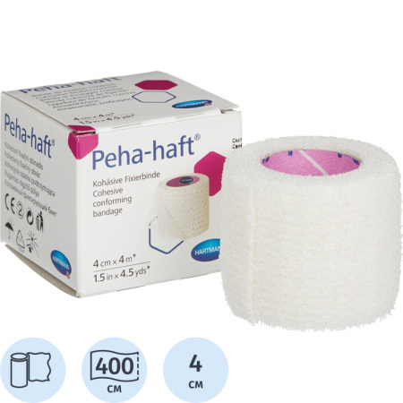 Перевяз. ср-ва Бинт самофикс эласт 4 м х 4 см, PEHA-HAFT 932483