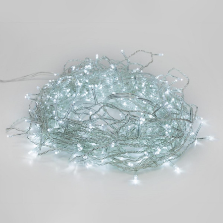 Гирлянда светодиодная Дождь 1,5x1,5 м, 144 LED, мерцание, белый,  235-035