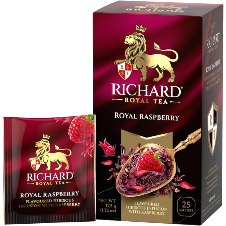 Чай Richard Royal Raspberry травян, 25 пак