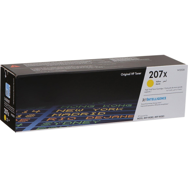 Картридж лазерный HP 207X W2212X жел.пов.емк.для LaserJet Pro M255/MFP M282