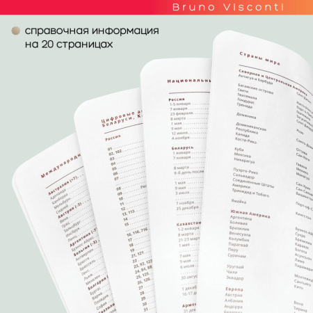 Ежедневник недатированный А5 Mercury оранжевый 272 стр. 3-435/01