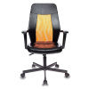Кресло VB_EChair-225 PTW к/з черный, сетка оранжевая (TW38-3)