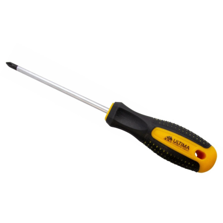 Отвертка Ultima Ph2х100 мм, CrV, 2-х компонент. рукоятка anti slip 124029