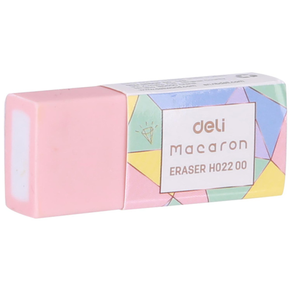 Ластик Deli Macaron 50x20x1мм ассорти пласт.туб. EH02200