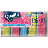 Губки для мытья посуды QUALITA BUBBLE EFFECT 100х66х37мм 5 шт/уп